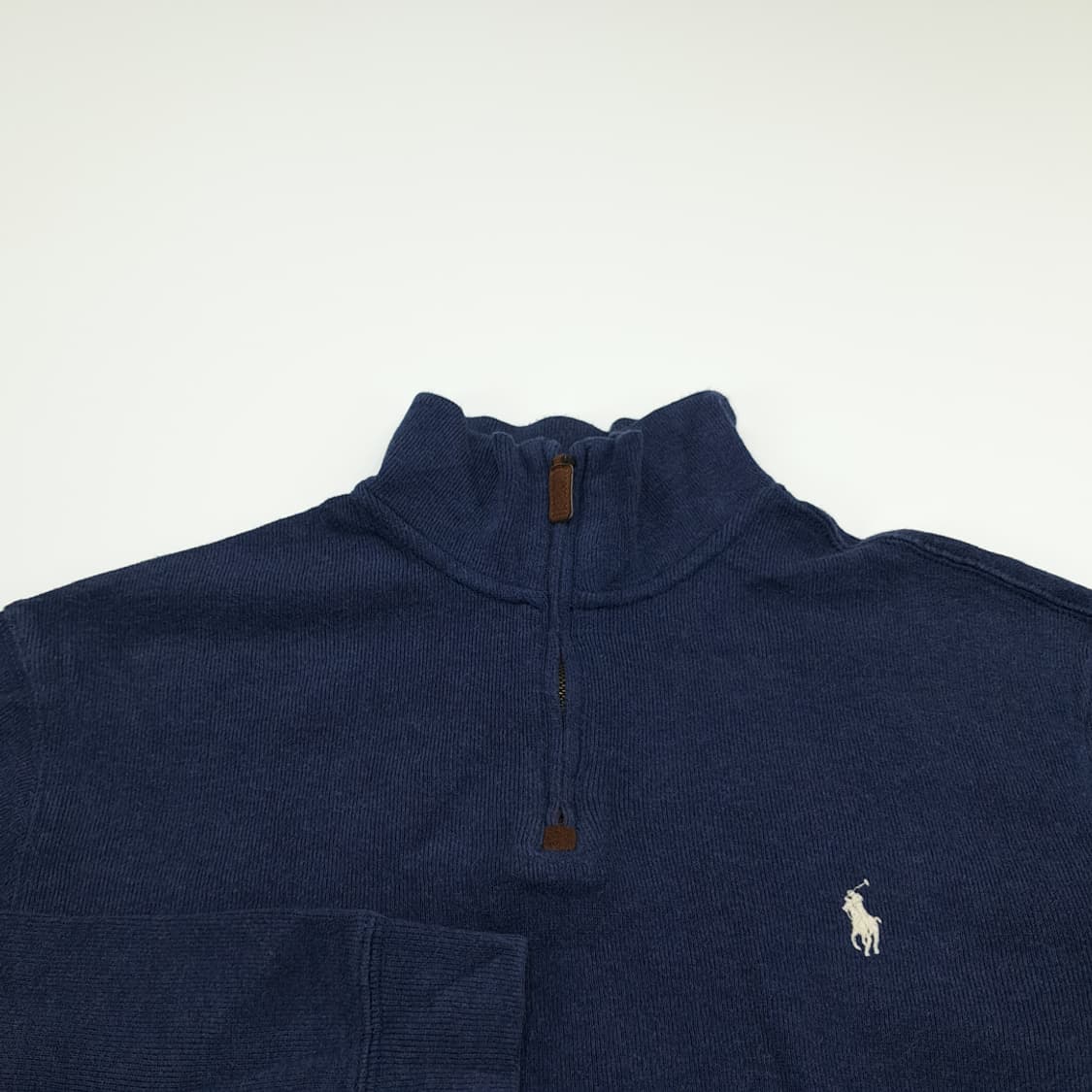 CN791 M 폴로 랄프로렌 로얄네이비 하프집업 긴팔 니트 스웨터 상품이미지3