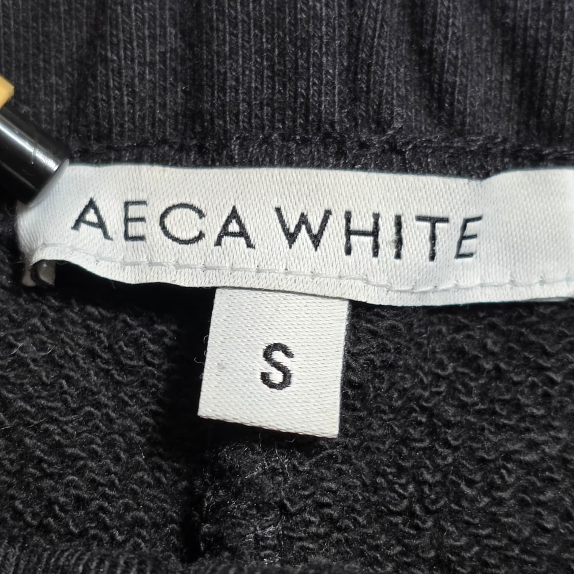 1116 [에이카화이트] 헤비 웨이트 클래식 스웨트팬츠 S / 블랙 상품이미지6