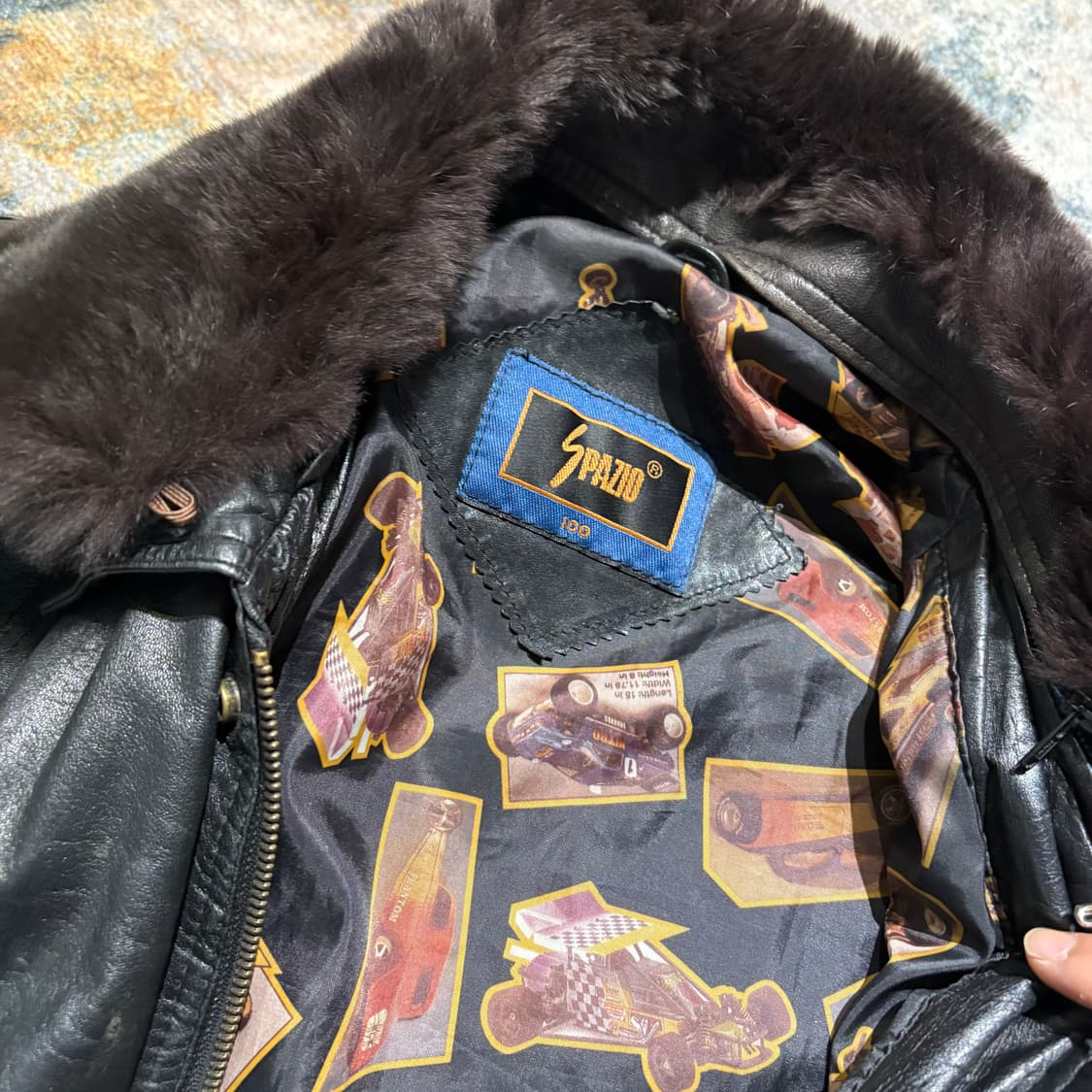 빈티지 양가죽 무스탕 레더자켓 상품이미지6