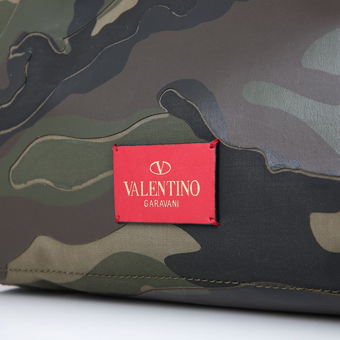 발렌티노 밀리터리 카모 프린트 토트 락스터드 숄더 보스턴 상품이미지6