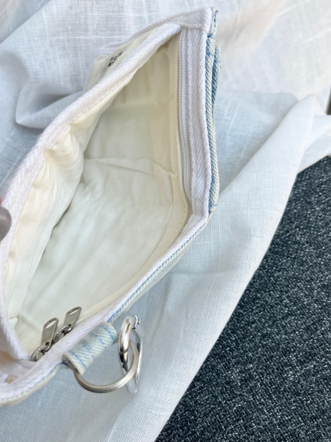 Porter 포터 데님 지갑 라이트 블루 상품이미지8