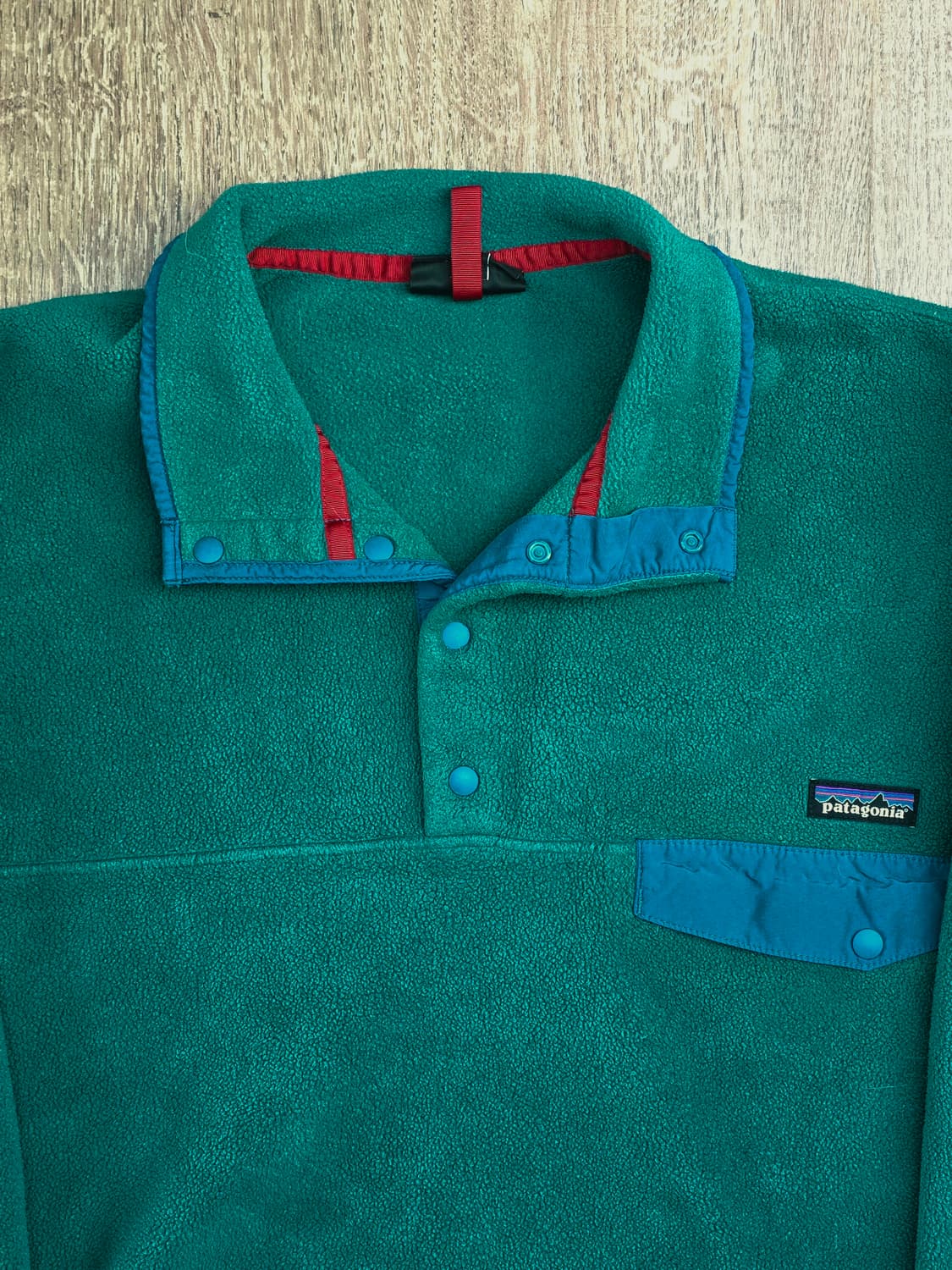 파타고니아 신칠라 그린 퍼플 L 헤비웨이트 상품이미지1