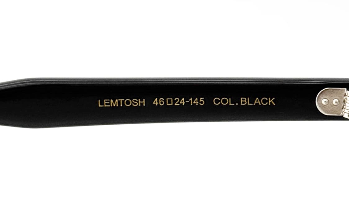 Moscot 모스콧 렘토쉬 46 블랙 안경 뿔테 메탈 코받침 버전 상품이미지6
