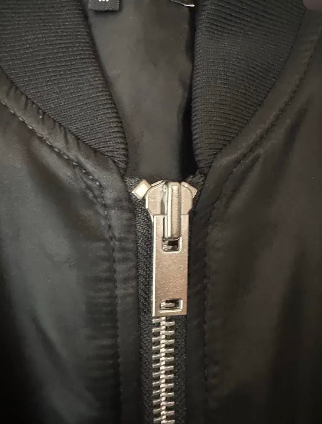 M) 무신사 스탠다드 MA-1 보머 자켓 블랙 상품이미지4