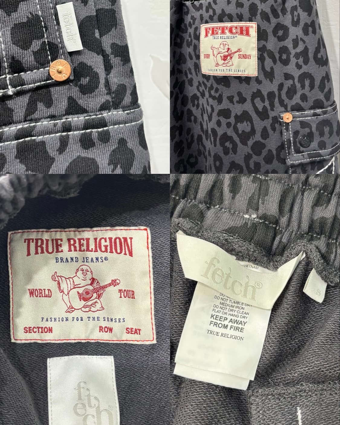 True religion x Fetch 트루릴리전 x 페치 레오파드 팬츠 상품이미지10
