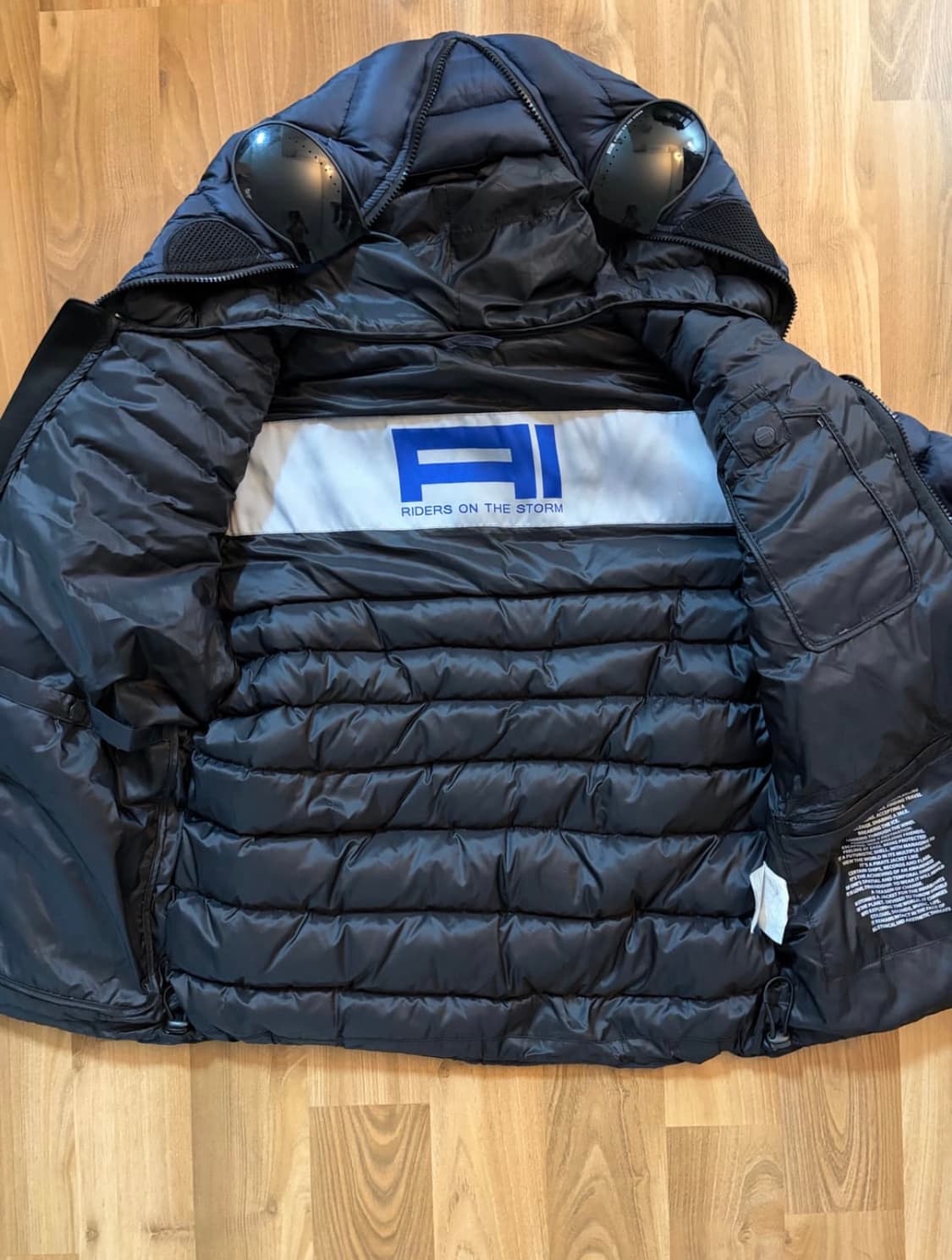 Al riders 고글경량패딩 상품이미지5