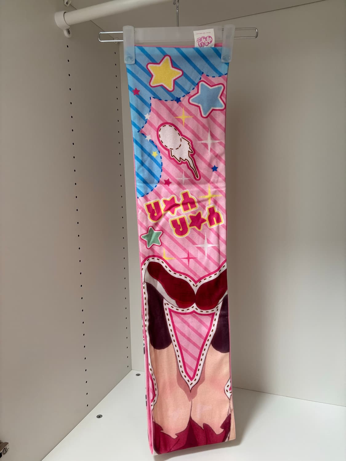 유루유리 아카자 아카리 양털 머플러 핑크 미소녀 방꾸 상품이미지2