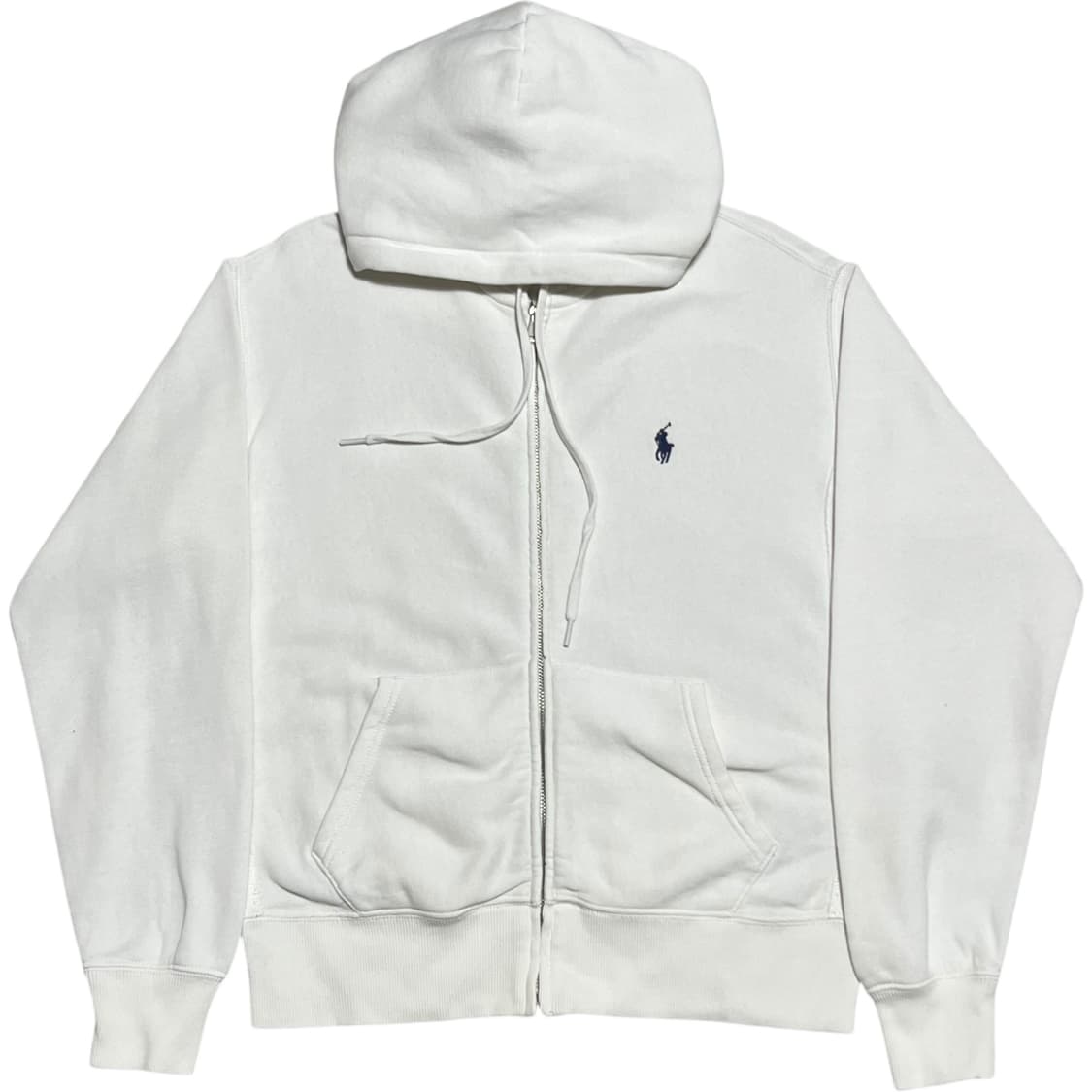 Polo Ralph Lauren 여성용 화이트 후드집업 상품이미지1