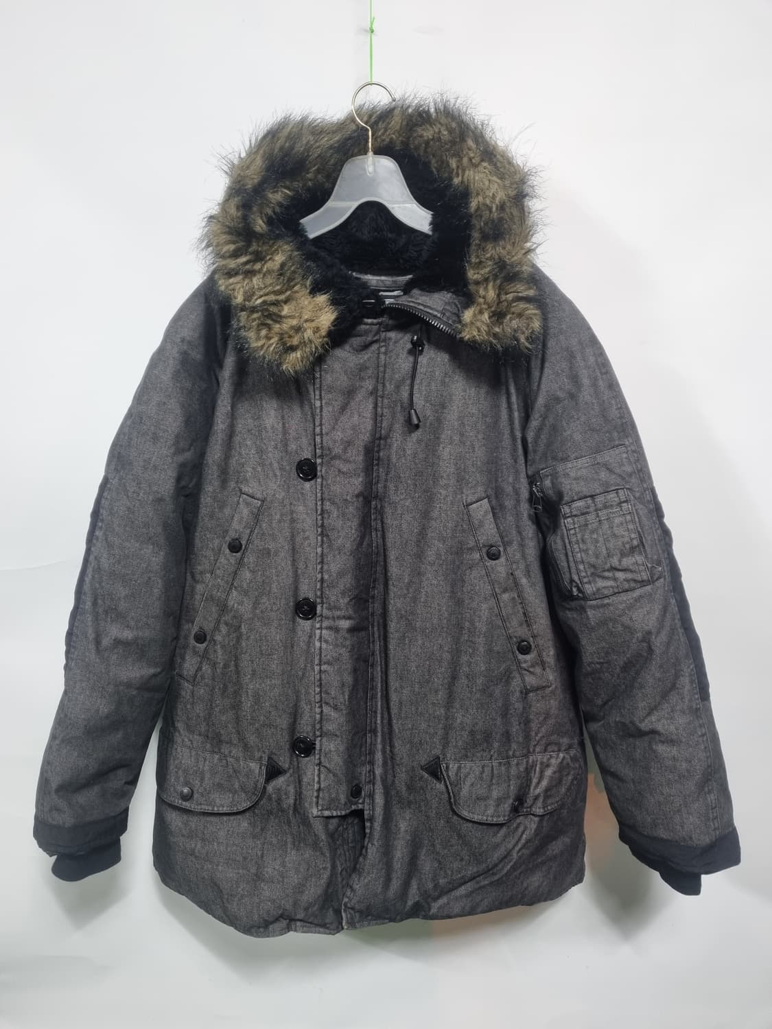 폴로랄프로렌 진 블랙데님 헤비다운 파카 105 상품이미지1