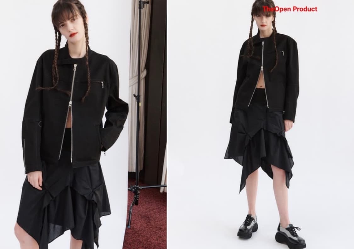 더오픈프로덕트 투웨이 바이커 자켓 상품이미지1