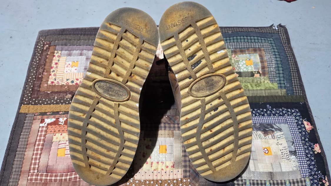 할리데이비슨 브라운색 웨지솔 워커  상품이미지6