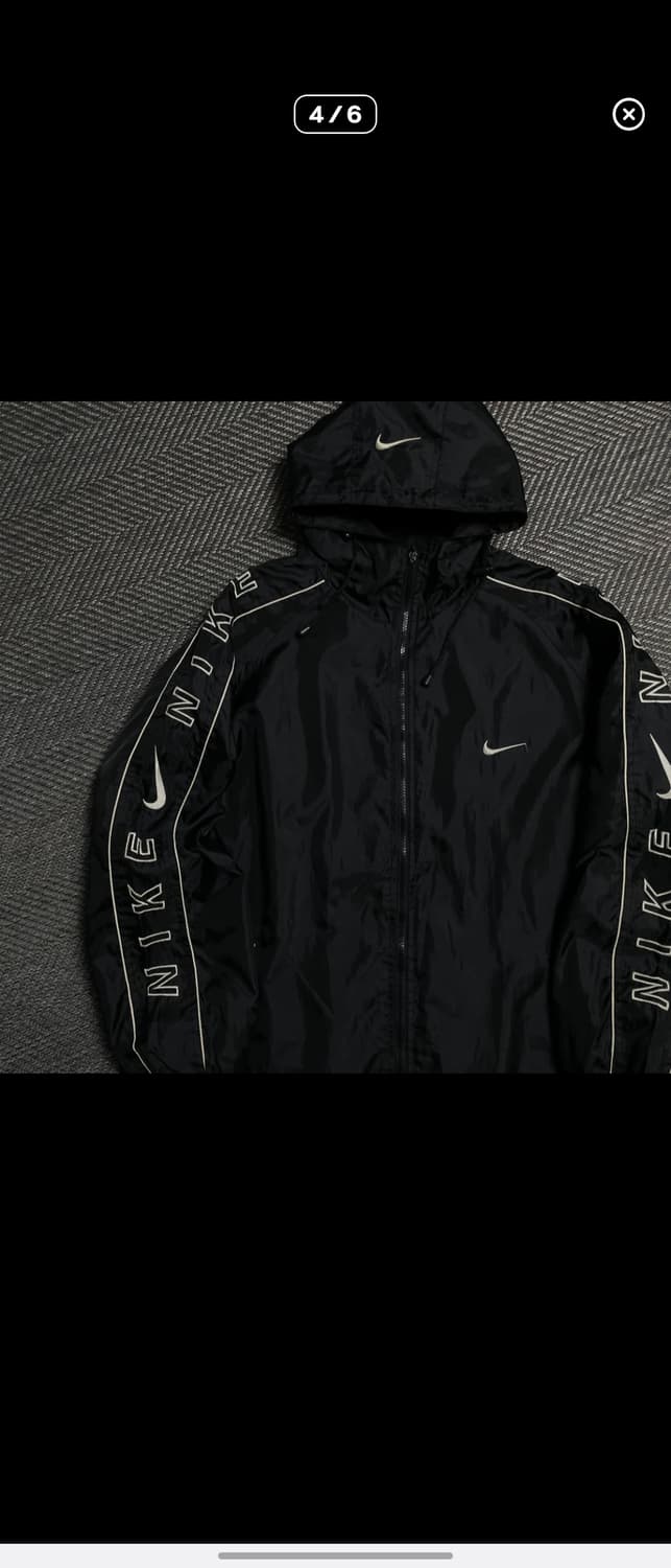 00s 나이키 올드스쿨 빅스우시 멀티로고 후디 바람막이  상품이미지4