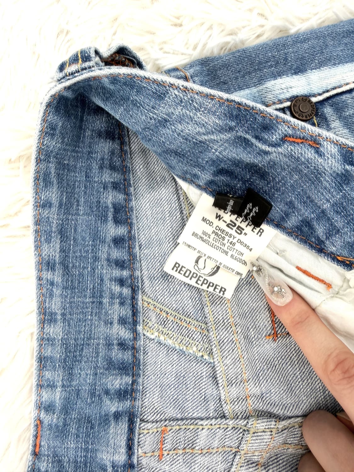 레드페퍼 워싱 부츠컷 데님 상품이미지5