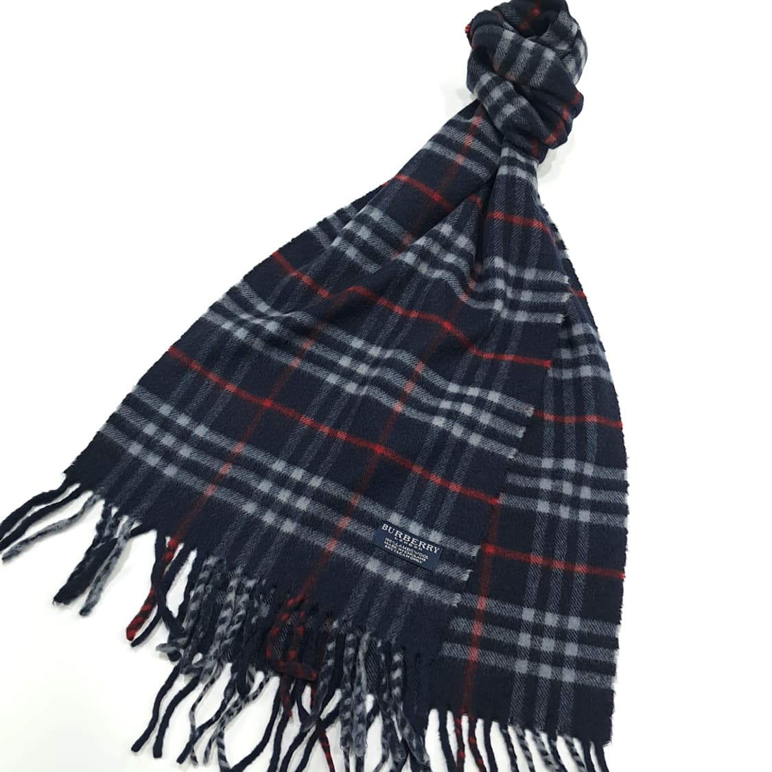 MX309 버버리 블랙 노바체크 램스울 목도리 머플러 상품이미지5