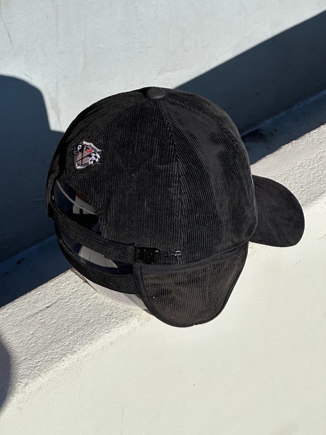 [M] 테일러메이드 블랙 코듀로이 볼캡 모자 상품이미지8