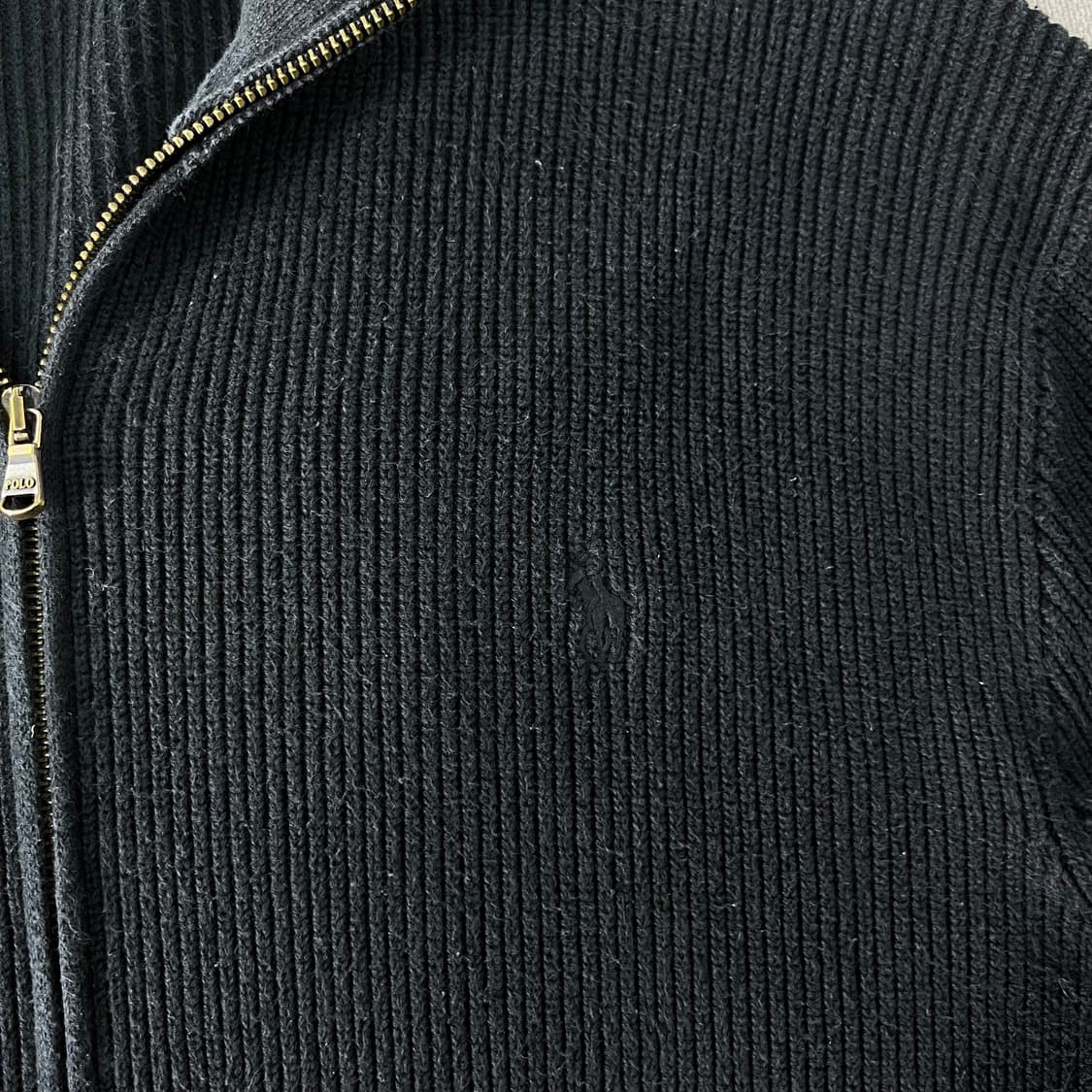 105 폴로랄프로렌 신형라벨 블랙포니 니트집업  상품이미지3