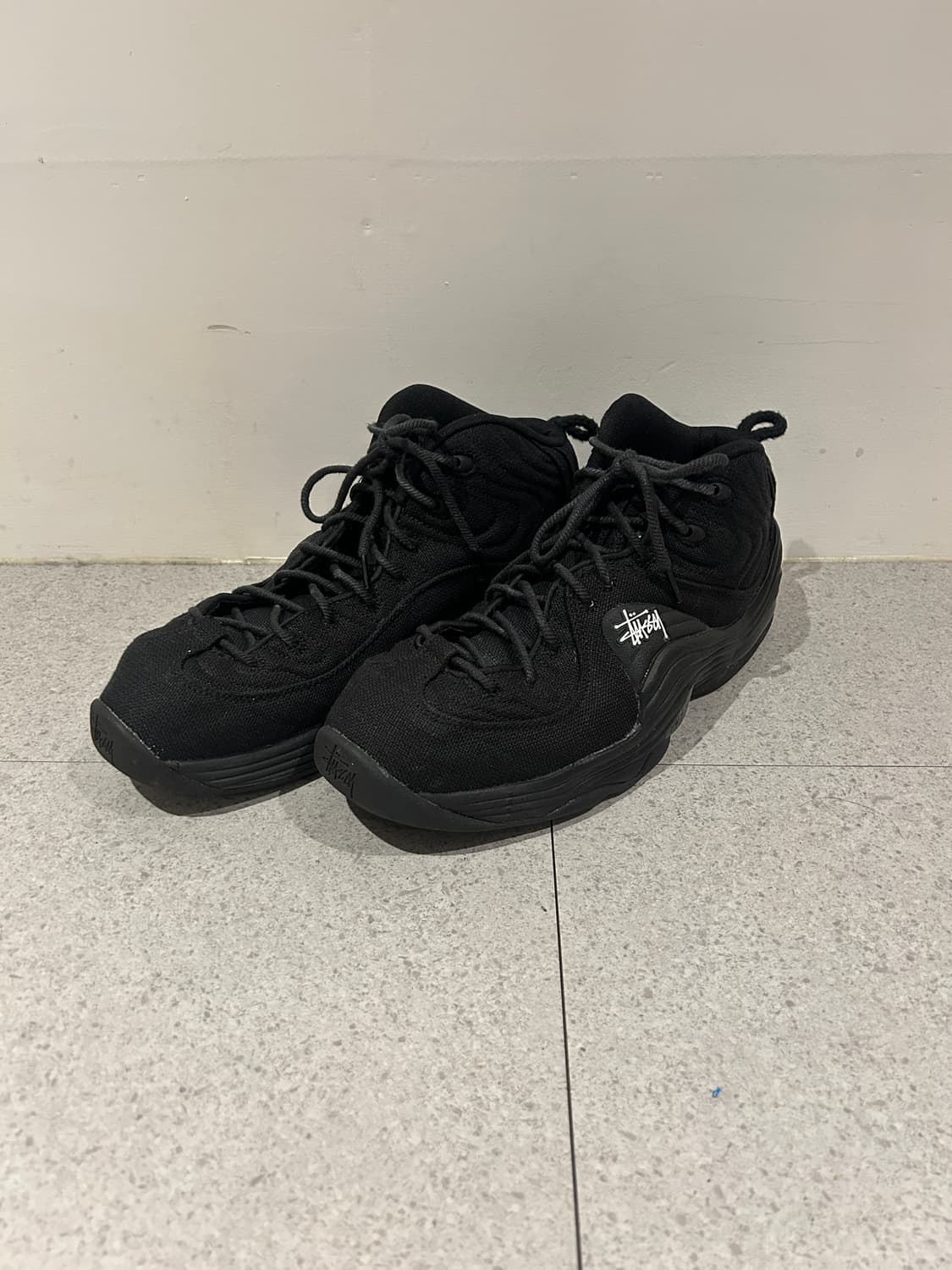 Stussy x Nike Penny 2 Black 상품이미지1