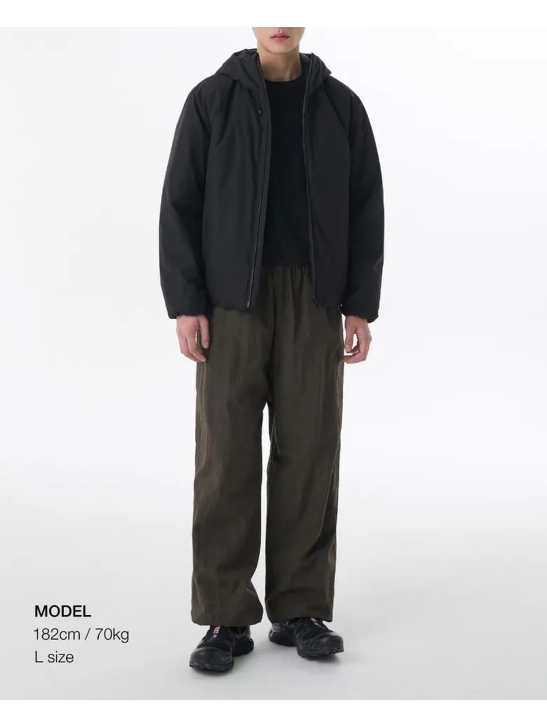 [삽니다] 무신사스탠다드 후디드 올라운드 패딩 재킷  블랙xxl 상품이미지2