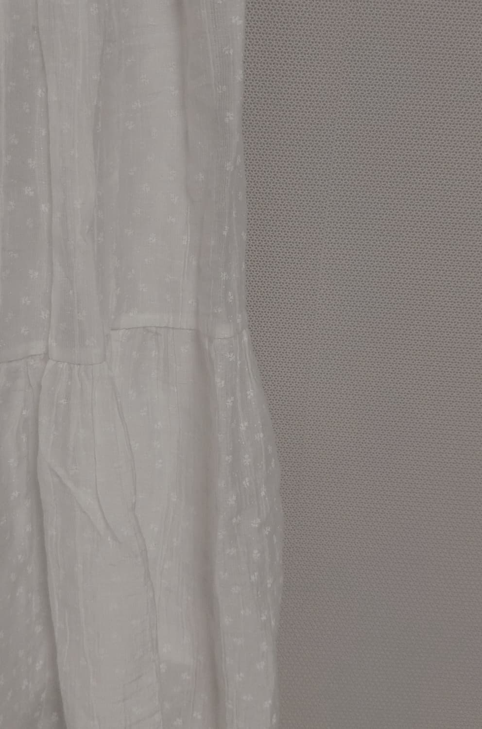 잔꽃 화이트 롱 스커트 상품이미지3