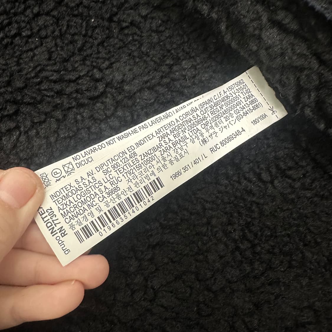 ZARA 자라 스웨이드 무스탕 라이더 자켓 점퍼 L 상품이미지9