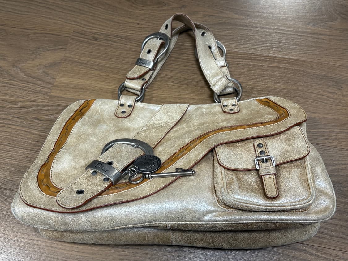 디올 가우초 숄더백+지갑 세트 상품이미지2