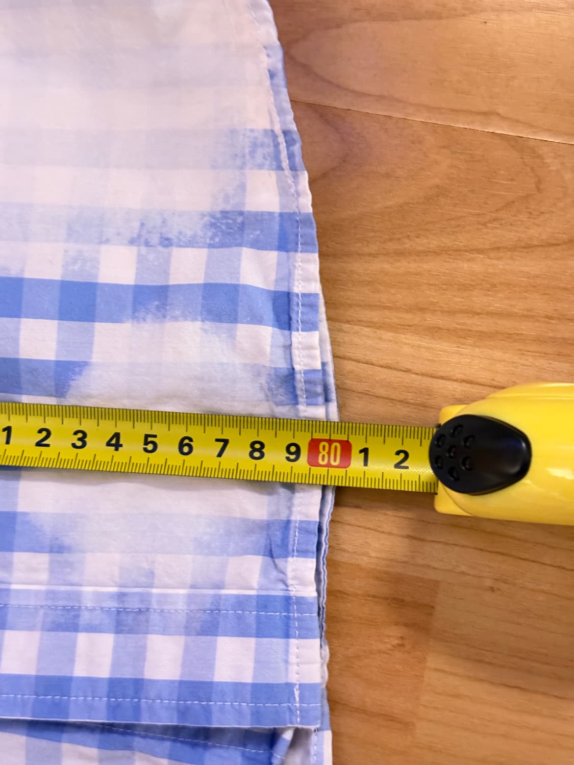 [XL] 팔라스 블리치드 아웃 블루 체크 셔츠 - 24SS 상품이미지5