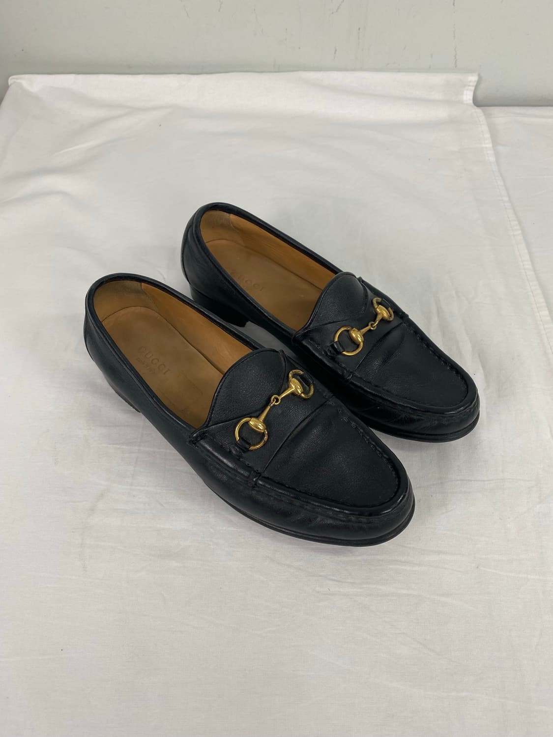 구찌 Gucci 레더 홀스빗 로퍼 37.5 상품이미지1