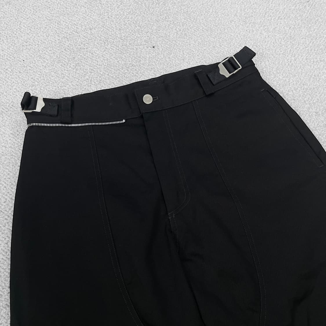 파프롬왓 파라슈트 코튼 팬츠 블랙 상품이미지2