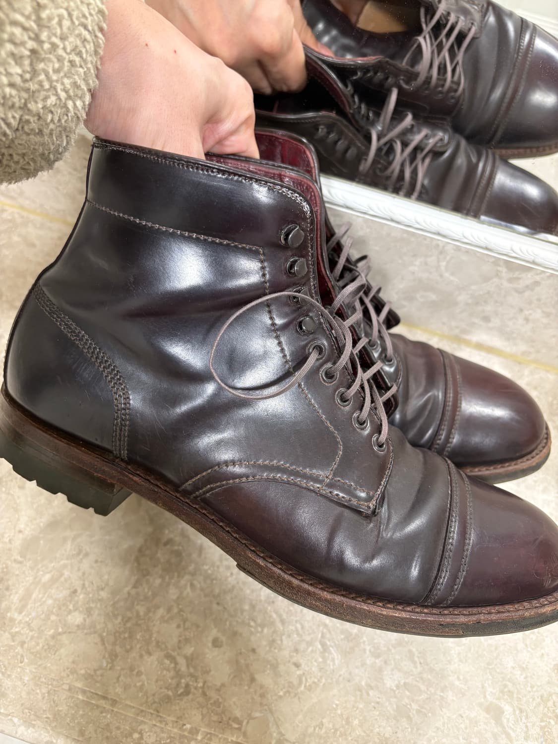 알든 코도반 캡토 부츠8.5 상품이미지3