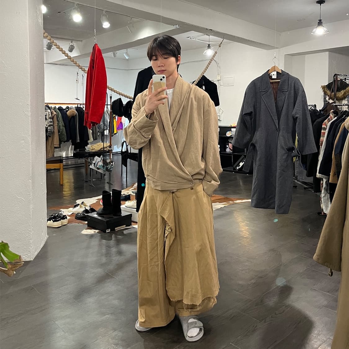 사스콰치패브릭스 19ss 랩 디테일 자켓 상품이미지4