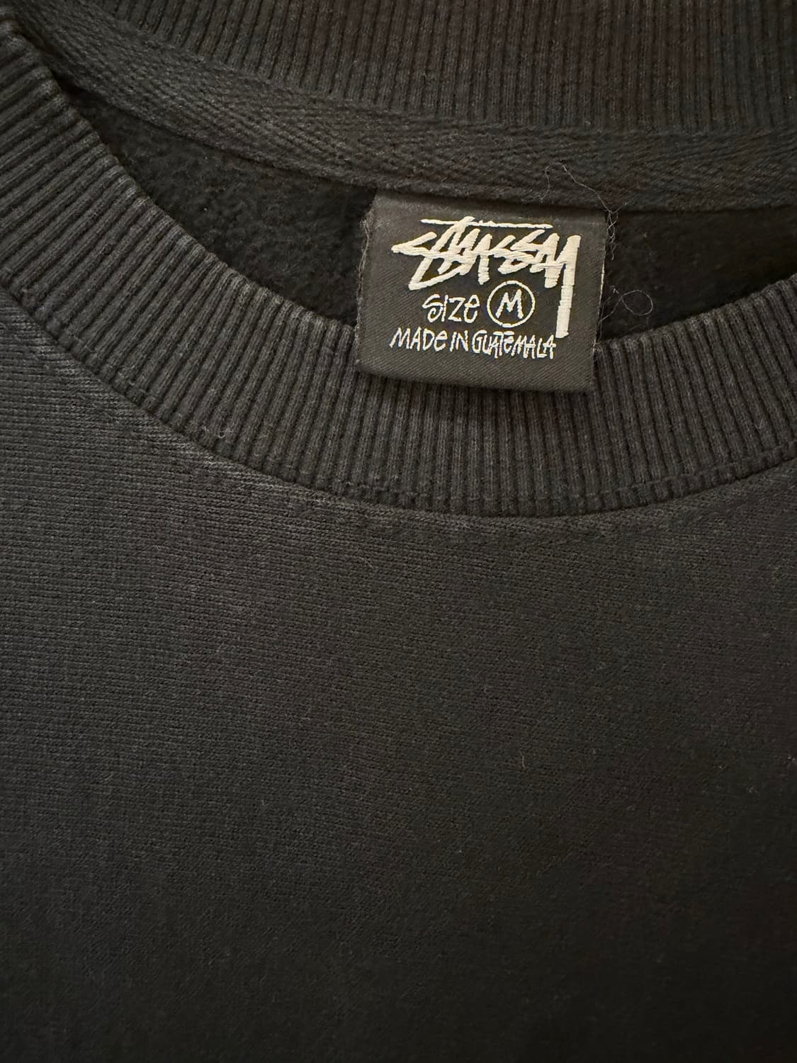 BASIC STUSSY PIGMENT DYED CREW (M) 상품이미지4