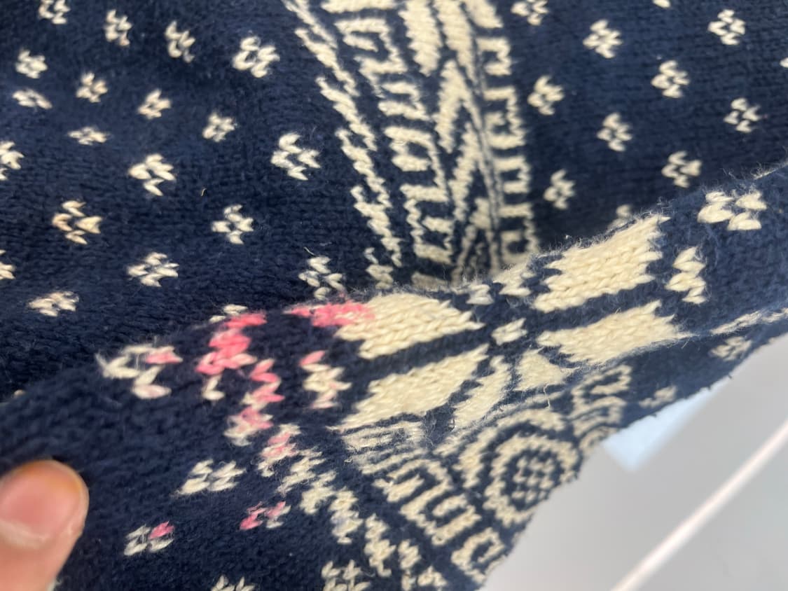 폴로 랄프로렌 노르딕 패턴 스웨터 니트 네이비(xl) 상품이미지9