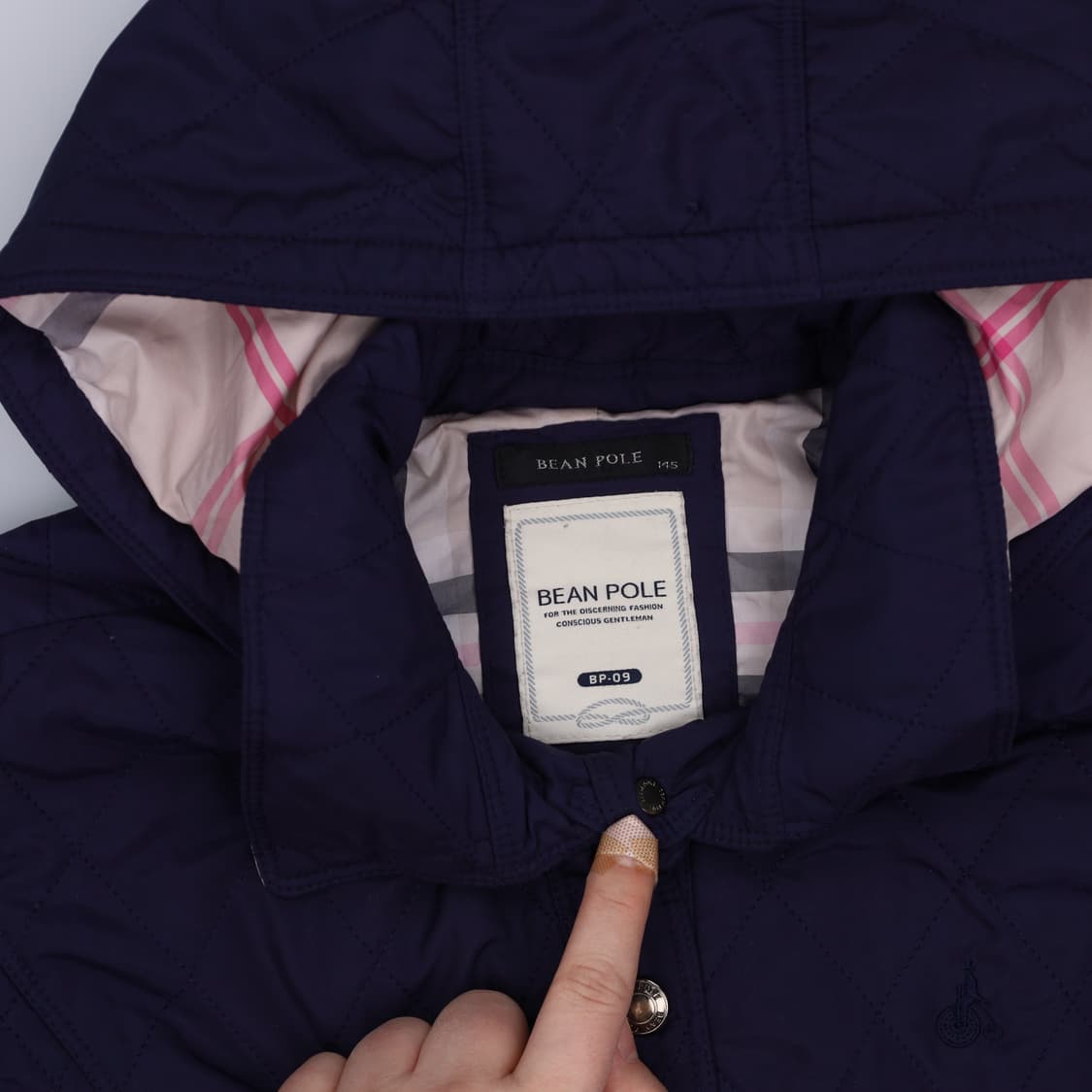 145 빈폴 키즈 퀄팅 후드 자켓 0227M 상품이미지4