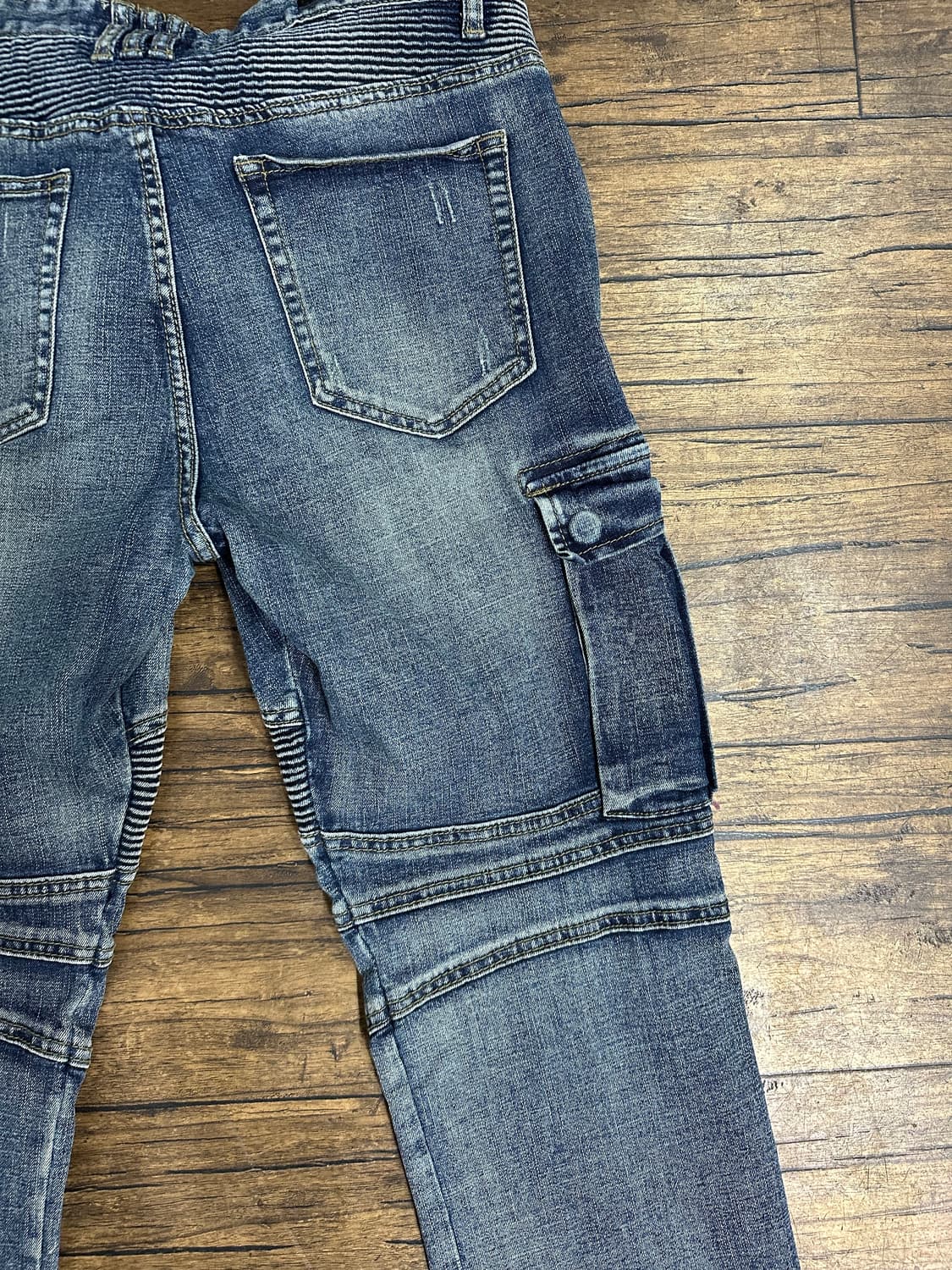 JMC JEANS 남성 데님 바이커카고 팬츠 사이즈 34 상품이미지5