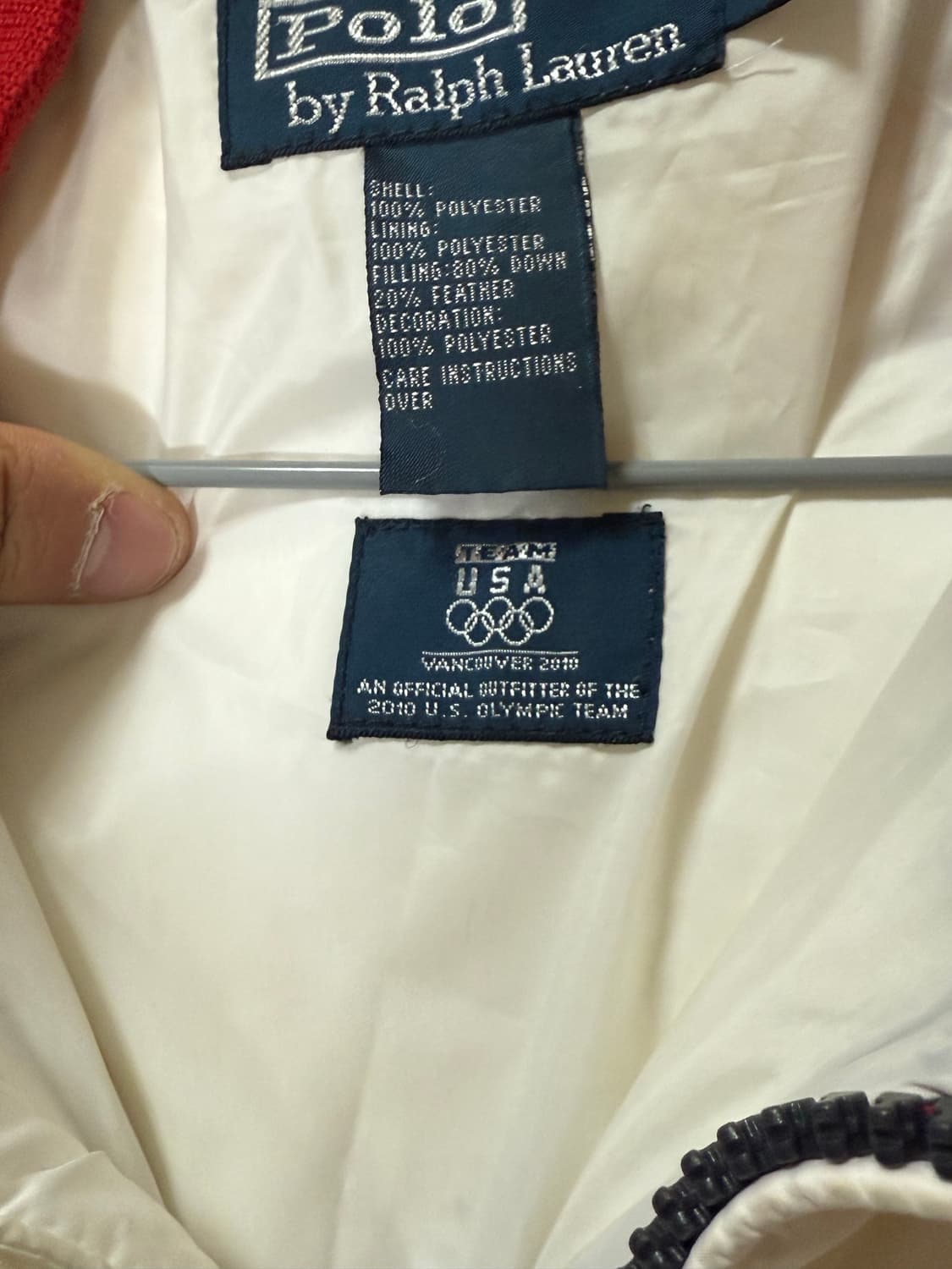 폴로 랄프로렌 USA 올림픽 팀 다운 패딩 빅로고 빅포니 상품이미지4