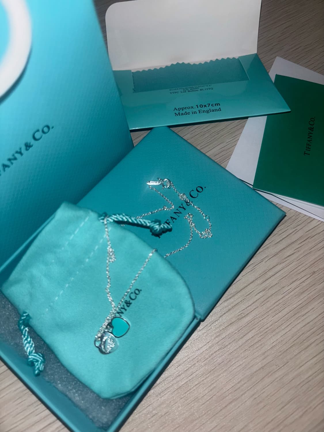 티파니앤코 하트 목걸이 풀박 팔아요! 상품이미지1