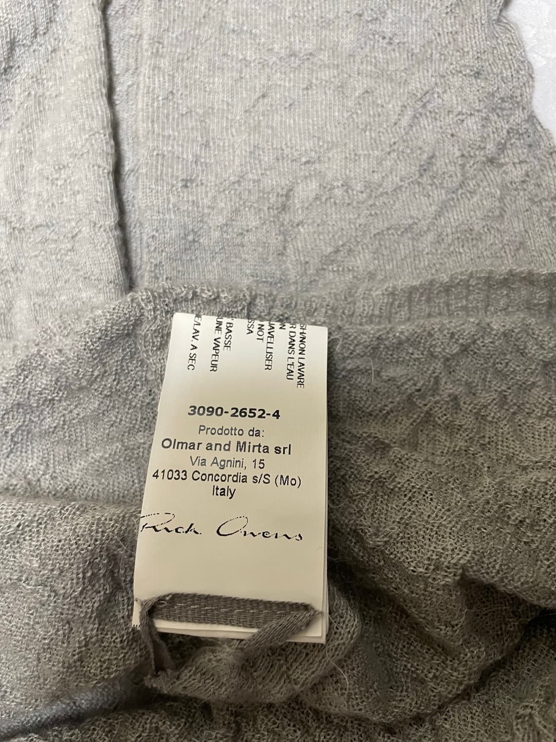 Rick owens 14f/w moody longsleeve knit 상품이미지5