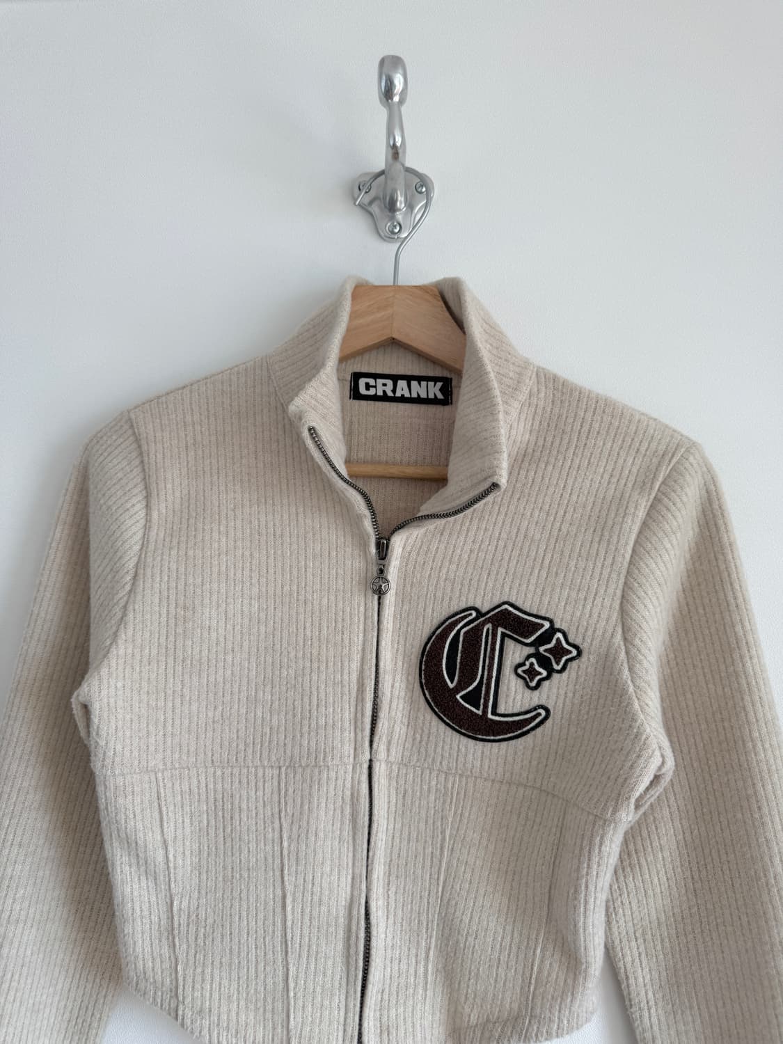 CRANK 니트 집업 상품이미지2