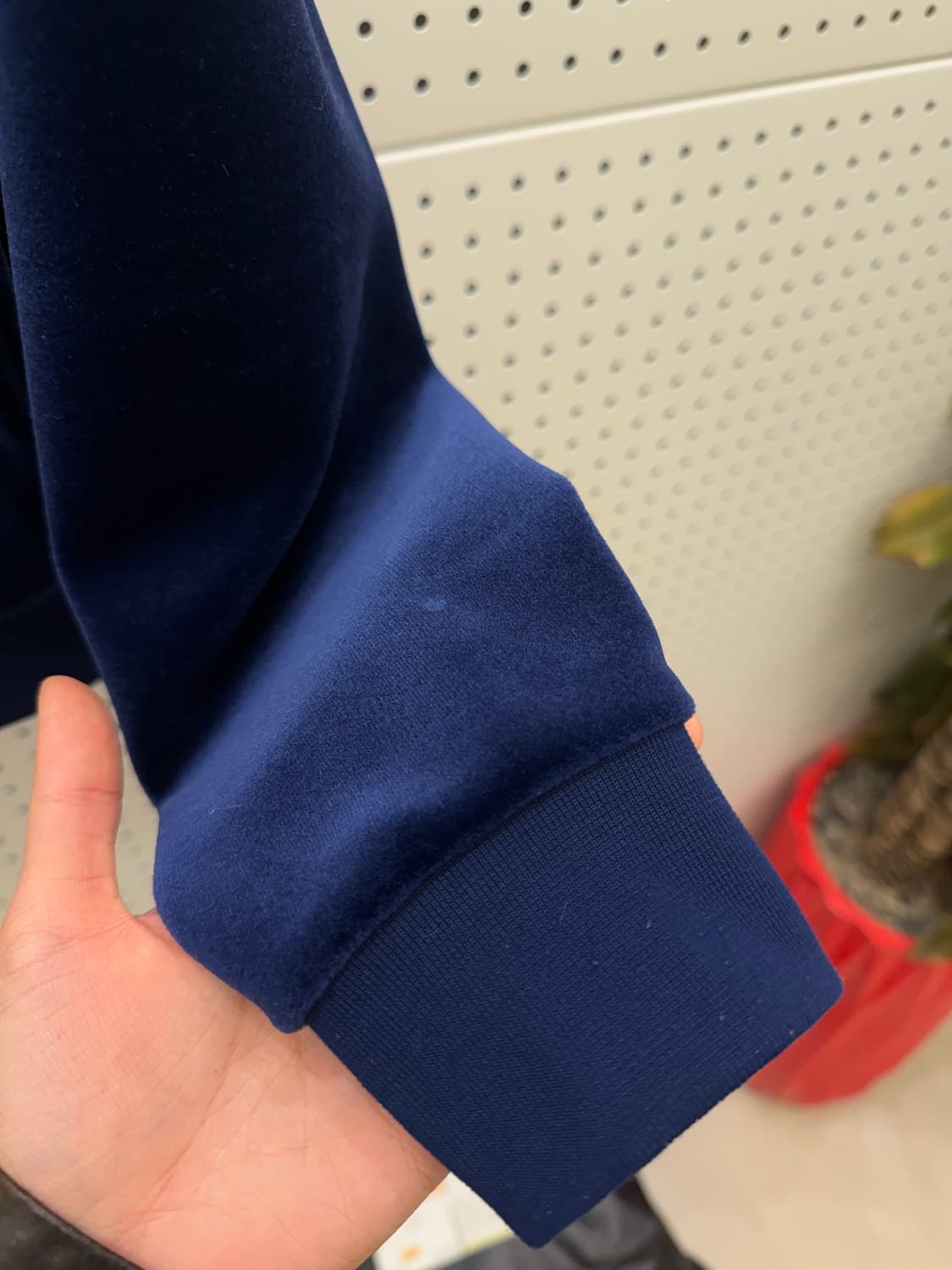 나이키 벨벳 크롭 트랙탑 져지 네이비  U9 상품이미지4