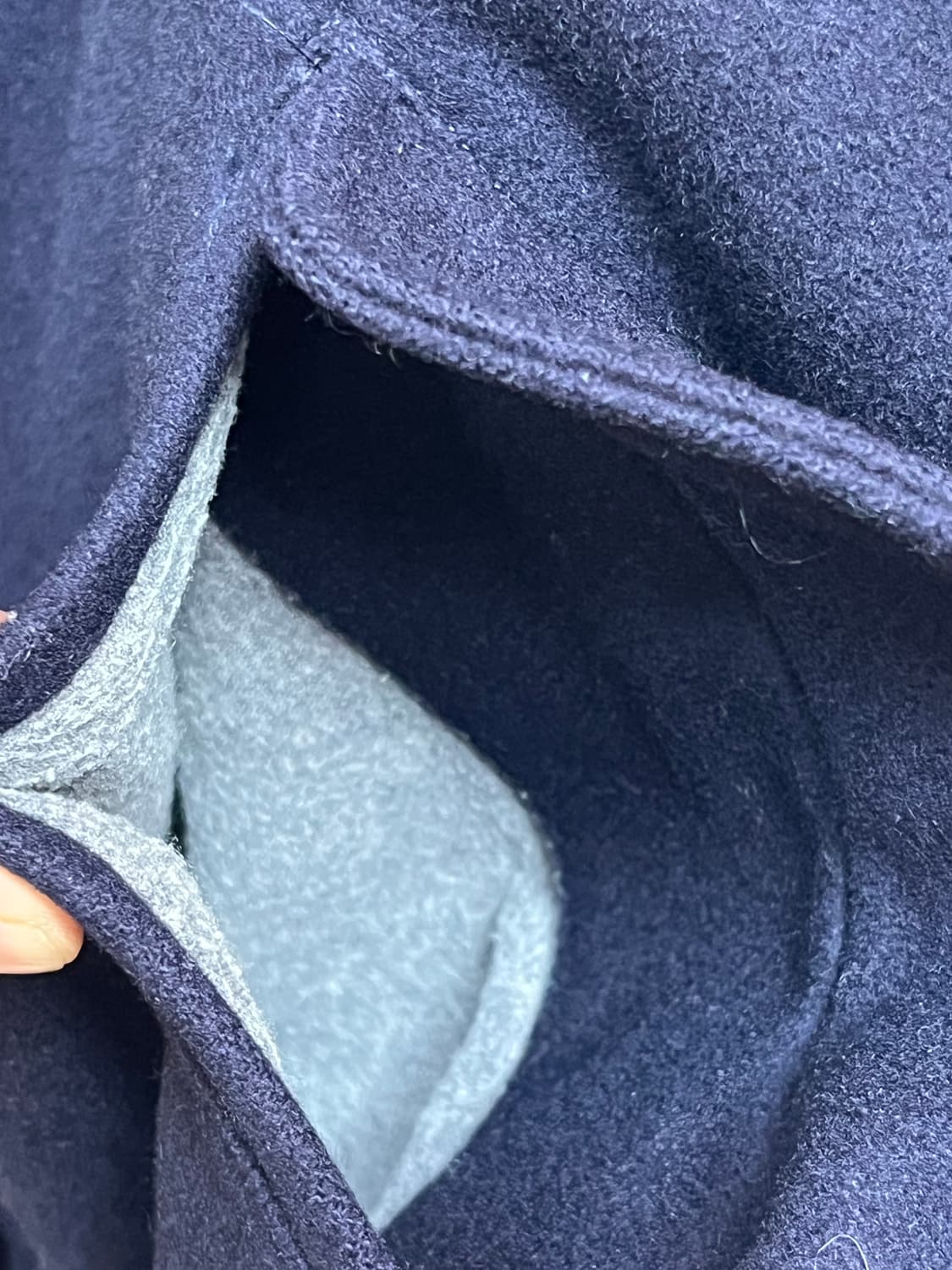 New Yorker 네이비 울 혼방 봄버 자켓 L 상품이미지7