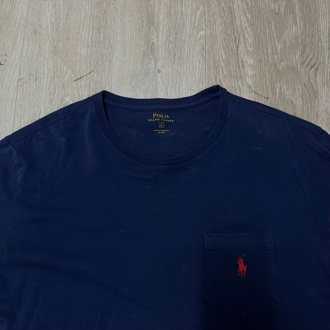 폴로 랄프로렌 포켓 크루넥 반팔 티셔츠 L/100 상품이미지2