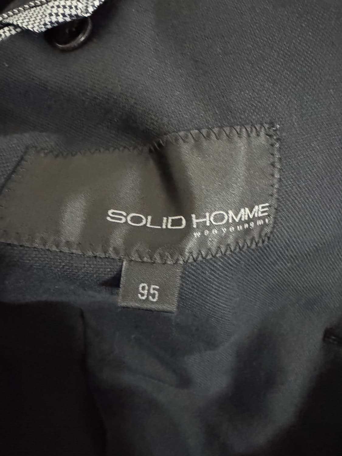 솔리드옴므 캐시미어 혼용 울 자켓 블랙 우영미 M 상품이미지3