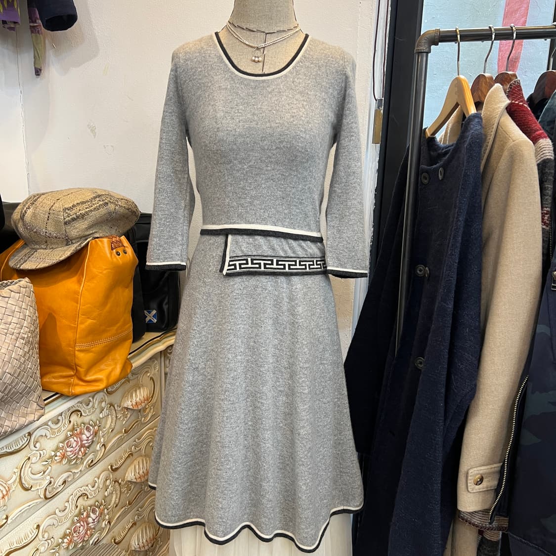 캐시미어 니트 원피스 (made in mongolia) 상품이미지7