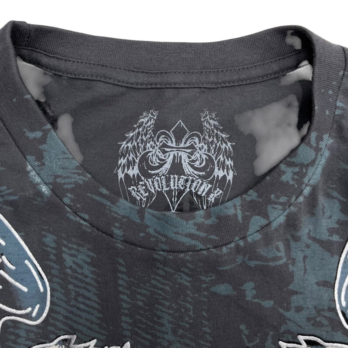 usa 빈티지 y2k 락시크맛 차콜 반팔 M 상품이미지5