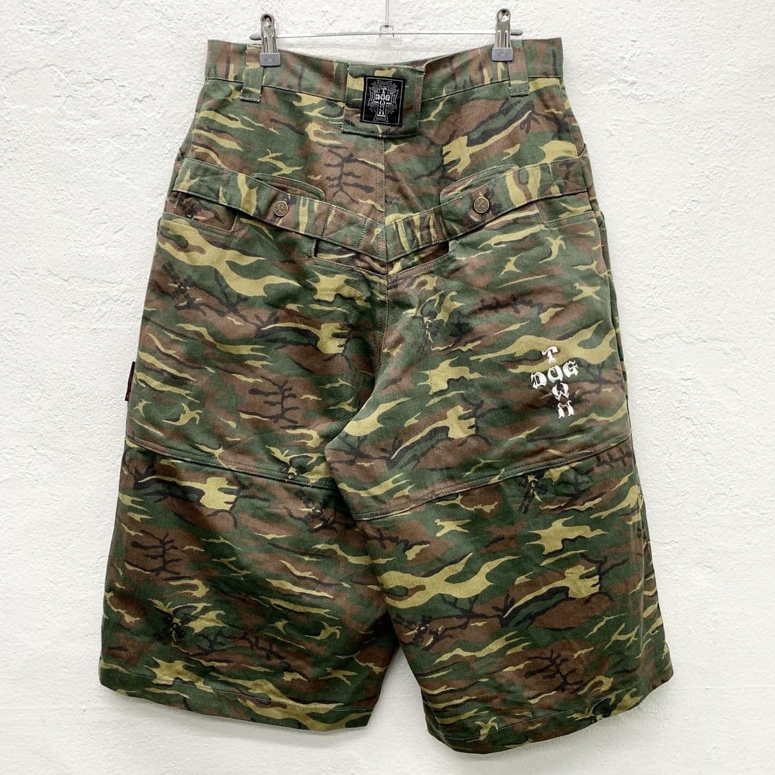 독타운 카모 밀리터리 빅 오버 하프팬츠 상품이미지4