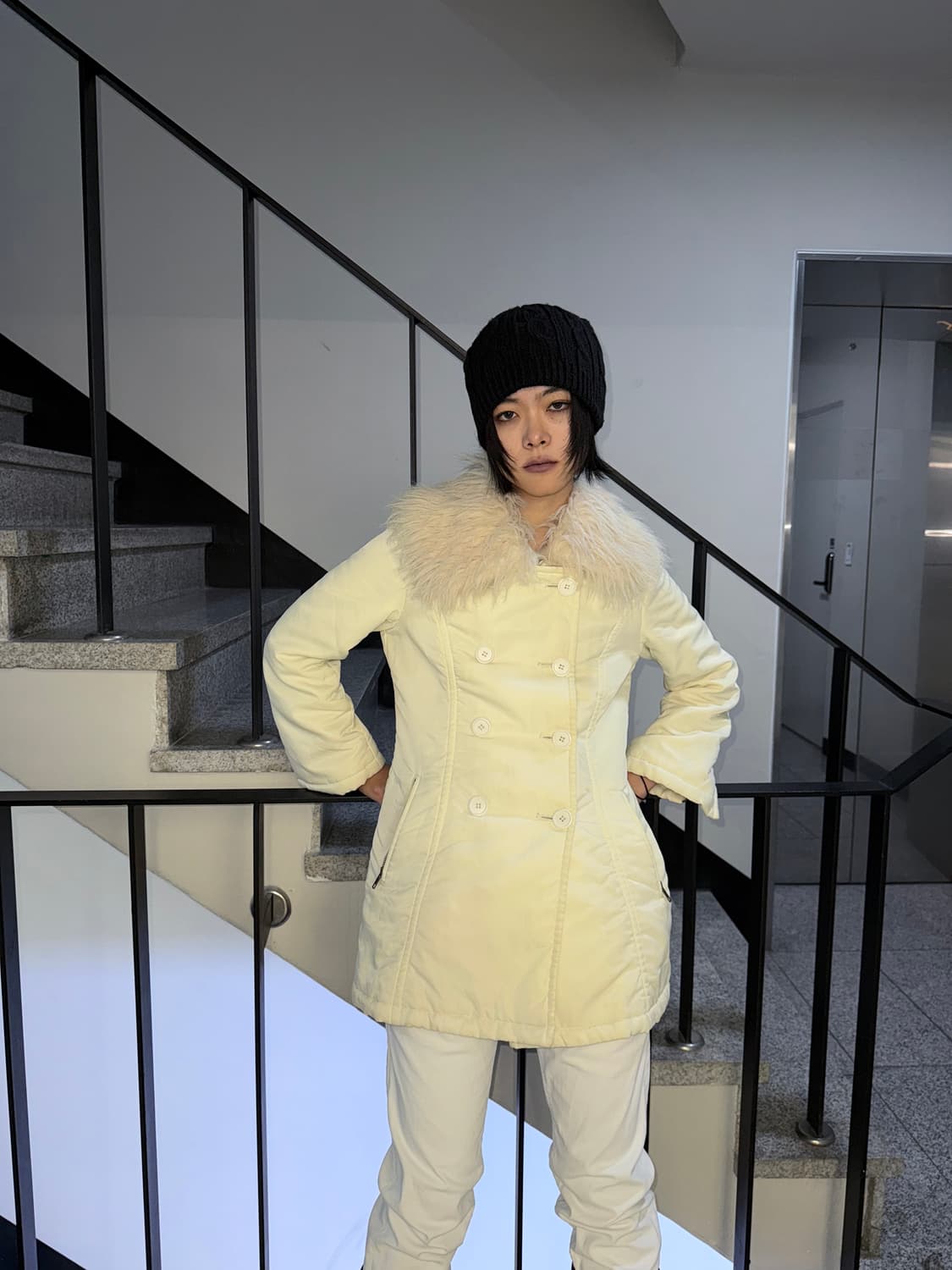 padded double coat 상품이미지2