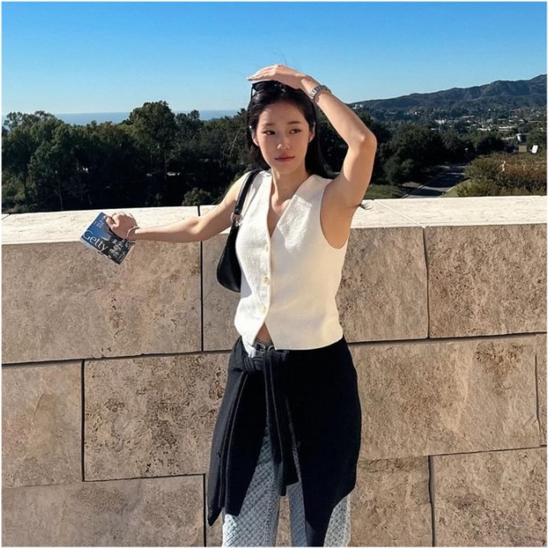 코스 코튼 베스트 (노윤서 착용) / 여성 베스트 / 여성 조끼  상품이미지1