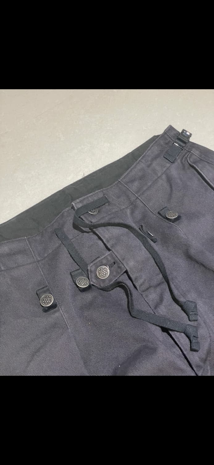 캐피탈 kapital 24fw 헤비드릴 점보 카고 팬츠 블랙 2사이즈 상품이미지2