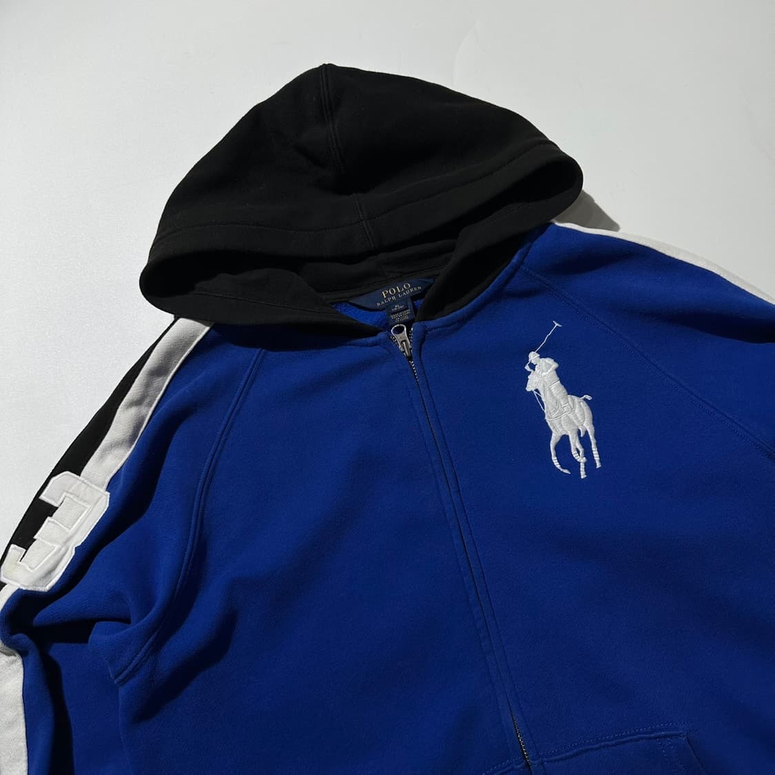 폴로 랄프로렌 빅포니 사이드라인 후드집업 상품이미지3