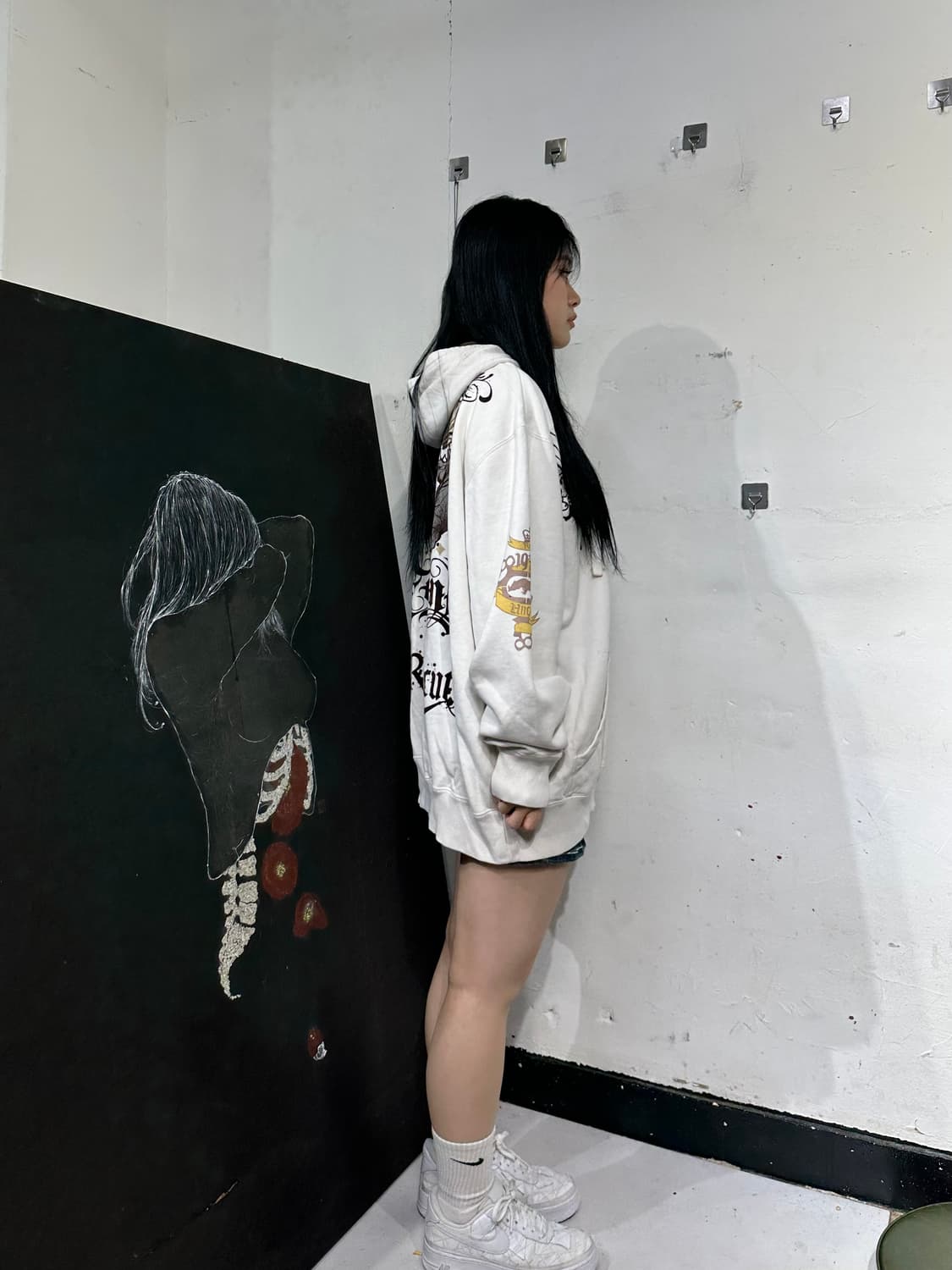 Jpn 일본빈티지 90s 에코 언리미티드 오리엔탈 펑크 빅사이즈 집업 상품이미지2